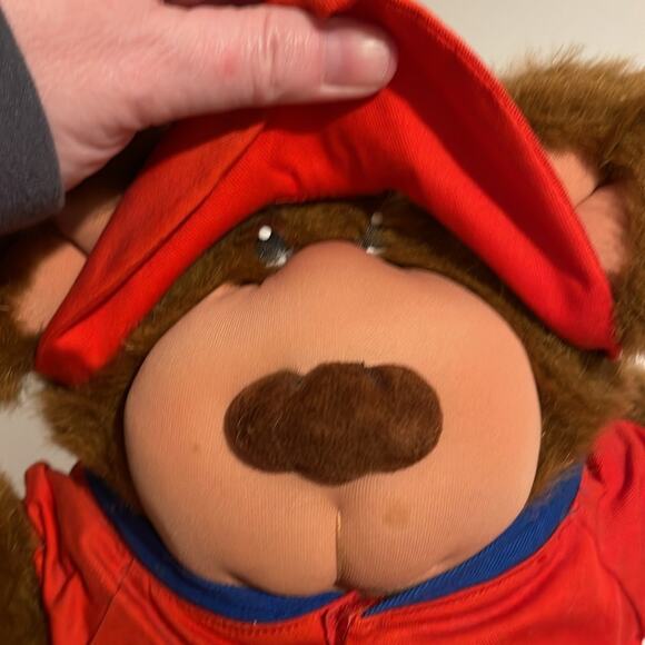 Furskins ‘Hank Spitball’ plush Bear by Xavier Roberts Vintage 1980's Collectable - Picture 2 of 9